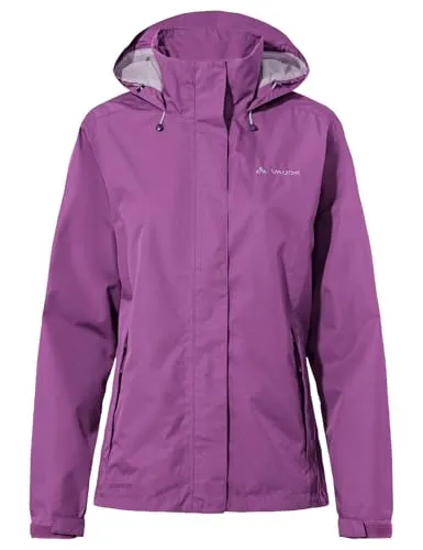 VAUDE Escape Light Regenjacke Damen - Magenta, Größe 38 - Funktionsjacken mit Ceplex Active-Technologie für zuverlässigen Wetterschutz und optimalen Tragekomfort bei wechselhaften Bedingungen.