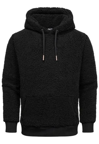Amaci&Sons Kapuzenpullover CARNEY Kapuzenpullover Teddyfell Herren Teddy Sweatjacke Plüsch Hoodie Pullover Sweatshirt