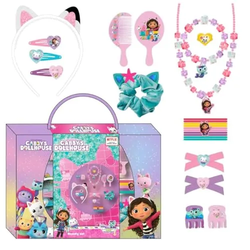 Gabby's Dollhouse Beauty-Set – 13-teiliges Haaraccessoire-Set