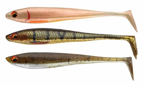 Daiwa Prorex PX Duckfin Nature 1 Set 12,5cm 5 Stück Gummifische Bundle