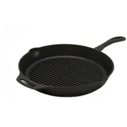 Petromax Grill-Feuerpfanne gp35-t - 35cm Gusseisen mit Stiel - Grillzubehör für Outdoor-Cooking: Hochwertige Gusseisenpfanne mit optimaler Hitzeverteilung für einzigartigen Geschmack, sofort einsatzbereit dank vorbehandelter Oberfläche.