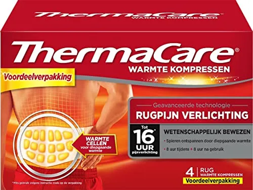 Thermacare Rugpijn Verlichting Warmte Kompres in schwarz von ThermaCare