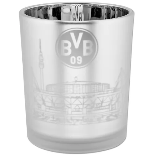 BVB Windlicht Windlichtglas für Teelicht/Kerze Dortmund Skyline BVB Fanartikel