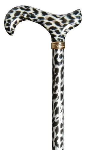 Stockshop Gehstock SCHNEELEOPARD mit Derbygriff von Stockshop