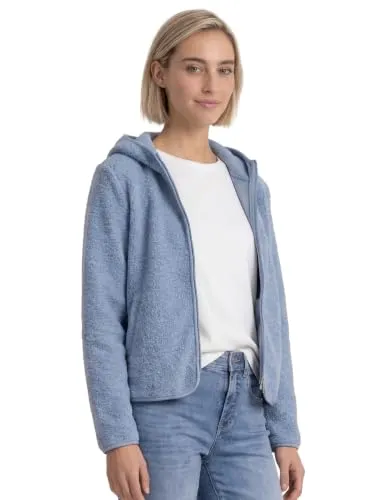 Street One Teddy-Jacke Northern Blue mit Kapuze und Taschen von Street One
