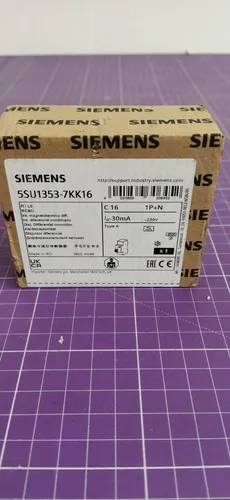 Produktbild Siemens 1P+N 16A 30mA Differenzialschutzschalter Typ A