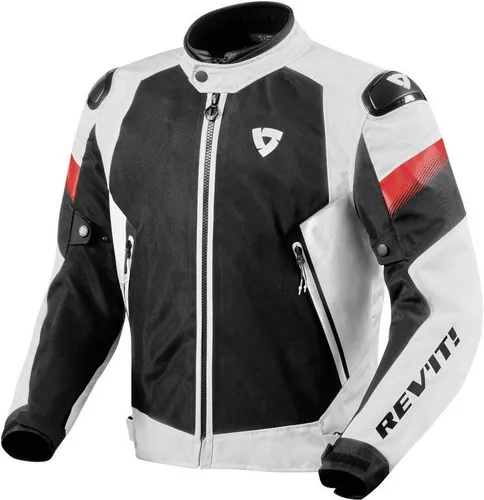 Revit Motorradjacke Control Air H2O - Wasserdichte Textiljacke in Schwarz, Größe M - Motorradjacke aus 100% Polyester, wasserdicht und atmungsaktiv, ideal für sicheres Fahren bei jedem Wetter.