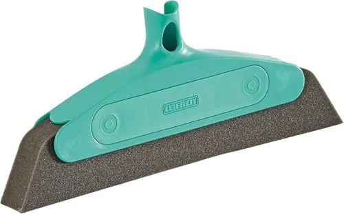 Leifheit Schaumstoffbesen Classic, Besenkopf mit 34 cm Kehrbreite | Flexibler Schaumstoff nimmt Staub und Schmutz auf, wirbelt nichts auf, geeignet für Allergiker und Tierhaushalte