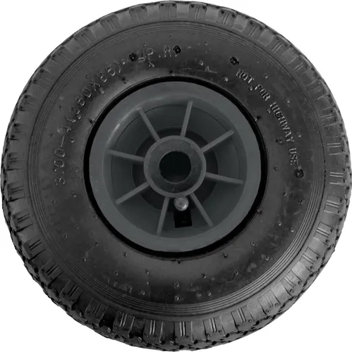 Sackkarrenrad Luftrad 260x85 mm 3.00-4 75 mm zentrierte Nabe Ø 20 mm grau robustes 4 PR Gewebe