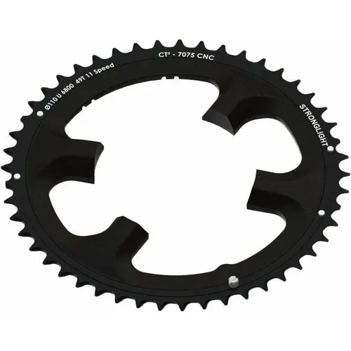 Stronglight CT2 Kettenblatt 50 Zähne für Ultegra 6800 E-Shifting - Kettenblatt für 11-fach E-Shifting, 4-Arm-Design mit 110mm Lochkreis, sorgt für präzise Schaltvorgänge und optimale Leistung beim Radfahren.