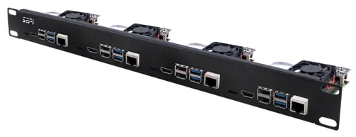 1U Rack Kit für Raspberry Pi 4