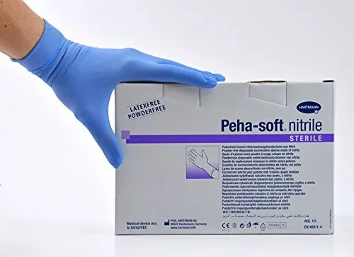 Peha-Soft Nitrile Unt.Handsch.Steril Puderfrei S
