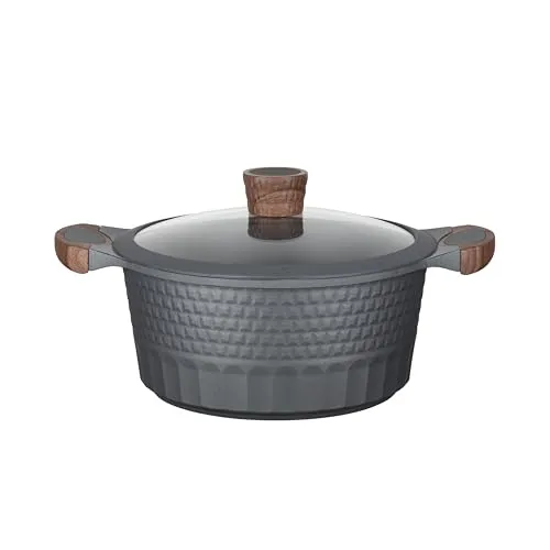 TOPF D20CM 4.6L RESTO - Kochtopf mit 4.6L Volumen, ideal für schmackhafte Gerichte auf elektrischen Herden, langlebig und leicht zu reinigen.