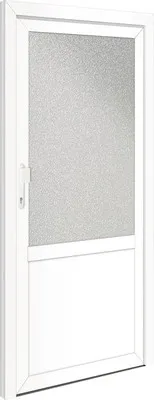 Nebeneingangstür Georgia 880 x 1980 mm links mit 1-fach Veriegelung (weiß)