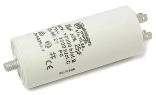 Kondensator 25uF ±5% Anlaufkondensator Motorkondensator 475V, Ø40x92mm, DUCATI