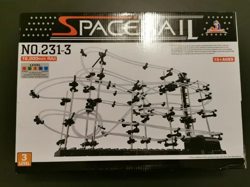 Invento Spacerail Level 3 501923 Kugelbahn – Anspruchsvolle Kugelbahn für kreative Köpfe - Konstruktionsspielzeug Komplette Sets & Packs, ideal für ab 15 Jahre, fördert Kreativität und Konzentration beim Bauen und Spielen.