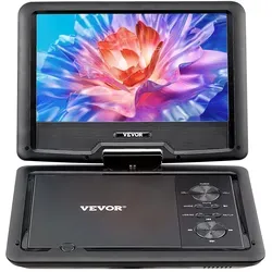 VEVOR tragbarer DVD-Player mit drehbarem HD-Bildschirm