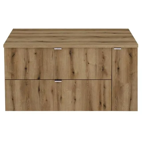 Lomadox Waschtisch NEWPORT-56-OAK 100cm in Eiche