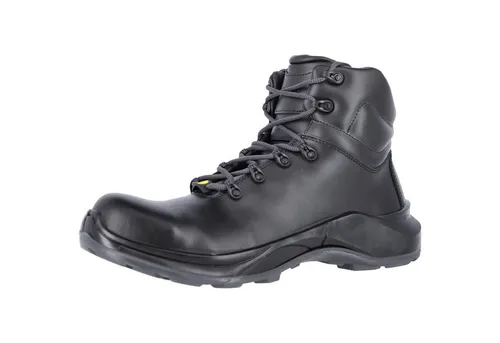 Sicherheits-Stiefel Food Trax 02-0010857 S3 SRC ESD Unisex, Schwarz, Größe 48 - Wanderschuhe - Food Trax - Robuste Sicherheitsstiefel mit rutschhemmender Sohle und antibakterieller Einlegesohle, ideal für den Einsatz in der Lebensmittelindustrie.