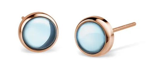 Bering Ohrstecker-Set - Elegante Edelstahl-Ohrringe in Blau - Ohrstecker aus hochwertigem Edelstahl, stilvoll und langlebig, ideal für jeden Anlass. Lieferung in Originalverpackung.