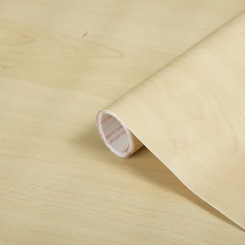 d-c-fix Klebefolie Ahorn Holz-Optik - Klebefolien für Möbel, selbstklebend, wasserdicht und ideal für kreative Wohnideen. Verleihe deinen Möbeln im Handumdrehen neuen Glanz und schaffe individuelle Unikate.