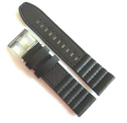 Produktbild DIESEL Original Ersatzband Lederarmband DZT2008 Uhrband Schwarz watch strap 24mm