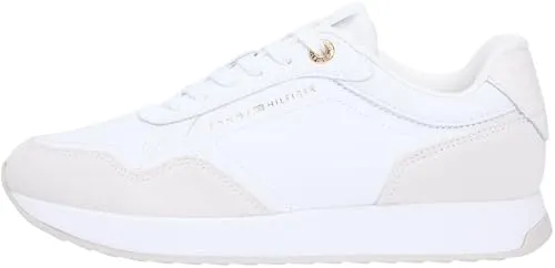 Tommy Hilfiger Damen Monogram Mix Material Runner in weiß von Tommy Hilfiger