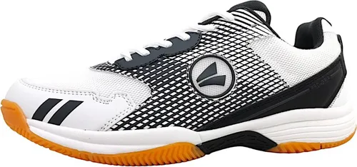 Jako Schnürhalbschuhe bequem in weiss/weiss kombi, Gr. 41