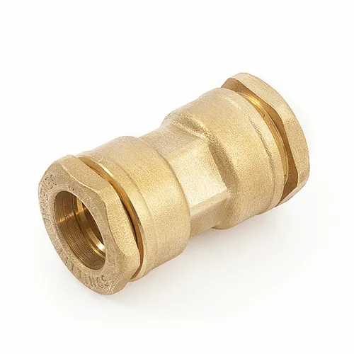 1x PE-Kupplung Messing 32 mm