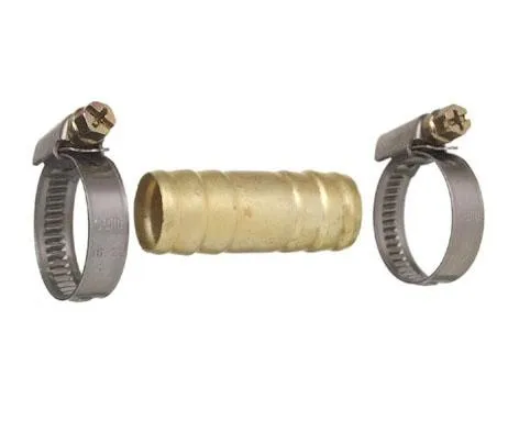 Cornat Schlauchverbinder 9,53 mm (3/8) inkl. 2 Klemmen  Installationsmaterial