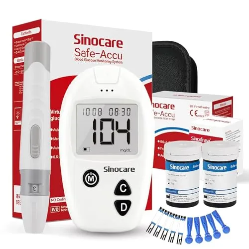 Sinocare Safe-Accu Blutzuckermessgerät Set