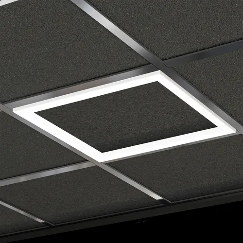 62x62 LED-Rahmen-Panel 40W - Deckenlampen & Kronleuchter: Helles LED-Rahmen-Panel mit 4000 Lumen, ideal für eine energieeffiziente Beleuchtung in Innenräumen.