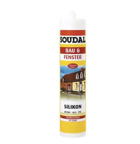 Produktbild Soudal 1K Bau & Fenstersilikon transparent 300 ml