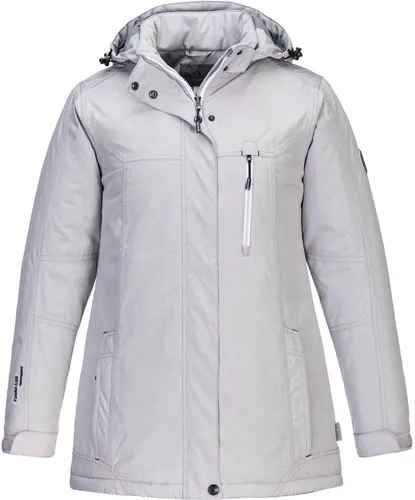 Blue Wave Damen Funktionsjacke Carla - Elegante Regenjacke in Grau, Größe 38 - Die Blue Wave Damen Funktionsjacke Carla kombiniert stilvollen Schutz für Outdoor-Abenteuer. Mit 5000 mm Wassersäule, winddicht und warm wattiert, ist sie der ideale Begleiter bei jedem Wetter.