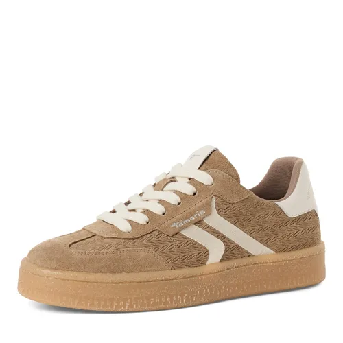 Tamaris Schnürer Damen sportlich beige, EU 36 in beige von Tamaris