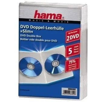 Produktbild Double DVD Jewel Case, Slim 5 , transparent