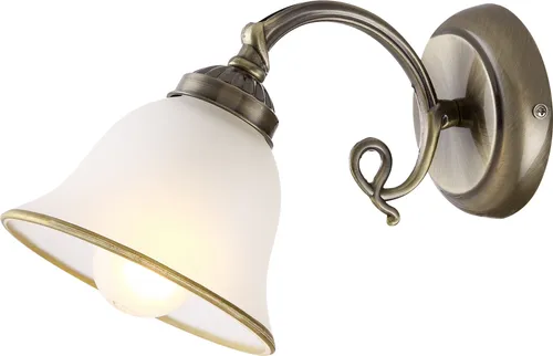 Globo Odin Wandleuchte Altmessing, 1xE27; 60208W in gold von Globo Lighting