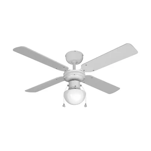 EDM CARIBE Deckenventilator, Weiß, 3 Geschwindigkeiten