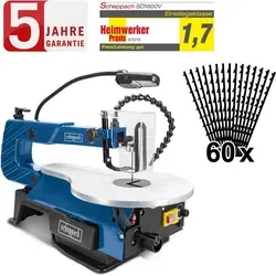 Scheppach Dekupiersäge SD1600V 406 mm variable Drehzahl + 60 Sägeblätter