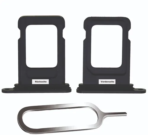 iPHONE 12 SIM KARTEN HALTER TRAY ADAPTER FACH STECKER SLOT CARD NADEL SCHWARZ