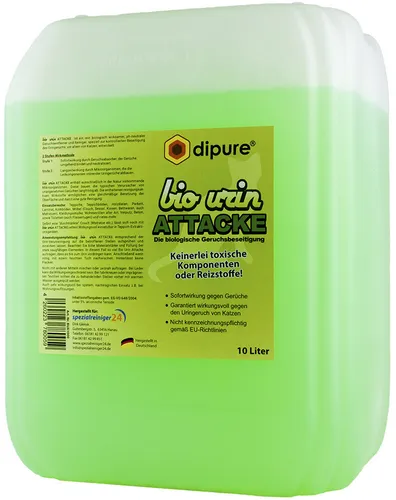 Bio Urin Attacke gegen Katzenurin 10 Liter Kanister (9,99 EUR/l)