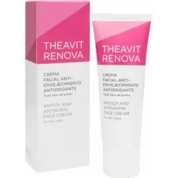 Topicrem Theavit Renova Anti-Aging-Creme 50ml - Anti-Aging-Creme für alle Hauttypen mit Vitamin C, die Falten reduziert und für ein strafferes, glatteres Hautbild sorgt. Ideal für die tägliche Anwendung.