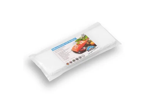 Bottini Vakuumierbeutel 100 Vakuumbeutel 15 x 45 cm mit Struktur, goffriert für Lebensmittel, Zubehör für Alle Balken Vakuumierer wie CASO, WMF, FreshVAC, Rommelsbacher, Gastroback, Foodsaver, Solis, Lava, Leifheit sowie alle Vakuumiergeräte von Silvercrest oder Medion uvm., besonders durchstoßfest, 105µm
