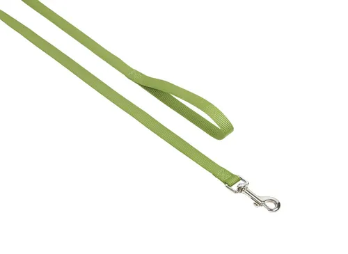 Nobby Leine Classic - Lindgrün, 120 cm lang, 10 mm breit, robustes Nylon für sicheren Halt bei jedem Spaziergang
