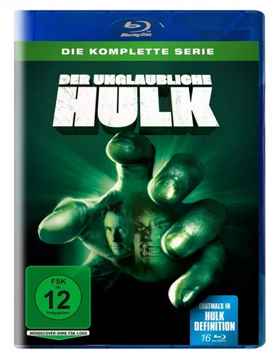 Der unglaubliche Hulk - Die komplette Serie auf 16 Blu-rays - Filme: Die gesamte Serie in High Definition mit über 70 Stunden Laufzeit und exklusiven Bonusmaterialien, darunter nie im TV gezeigte Folgen und Einführungen von Lou Ferrigno.
