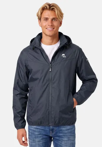 Arctic Seven Regenjacke Herren leicht mit Kapuze – Wasserabweisende Outdoorjacke mit hochstehendem Kragen