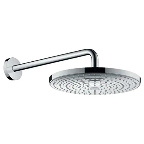hansgrohe Raindance Select Kopfbrause 27378000 S 300 2jet, chrom - Kopfbrause mit 300 mm Durchmesser und 2 Strahlarten für ein luxuriöses Duscherlebnis. Mit QuickClean für einfache Kalkentfernung und optimaler Wasserverteilung dank XXL Performance.