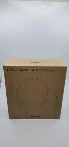 Logitech H650e Stereo USB-Headset schwarz - Komfortables 90 dB Hörerlebnis, Freisprechfunktion und Rauschunterdrückung für Büro und Multitasking