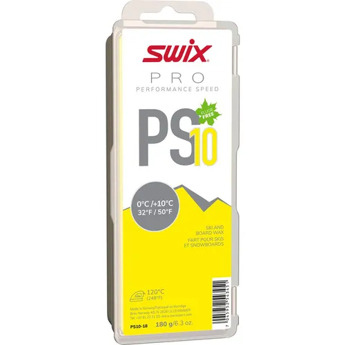 Swix PS10 Yellow, 0°C/+10°C, 180g neutral