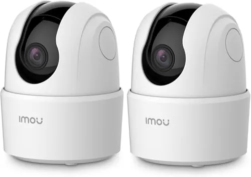 Imou 2K Überwachungskamera Innen WLAN Nachtsicht AI App Steuerung 2 Stück